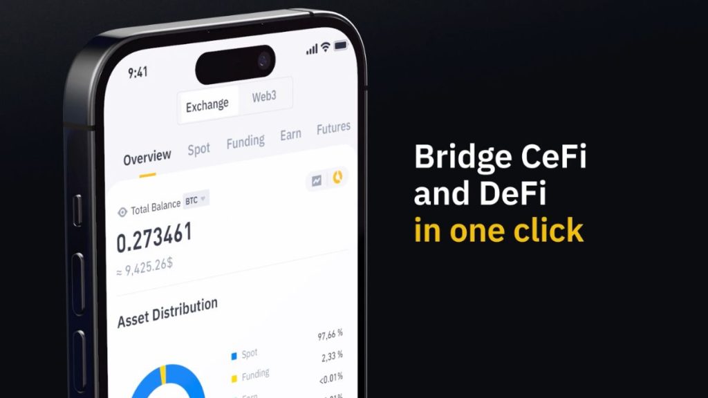 币安推出Web3钱包　一键切换CeFi和DeFi　钱包上的资产用户有完全控制权